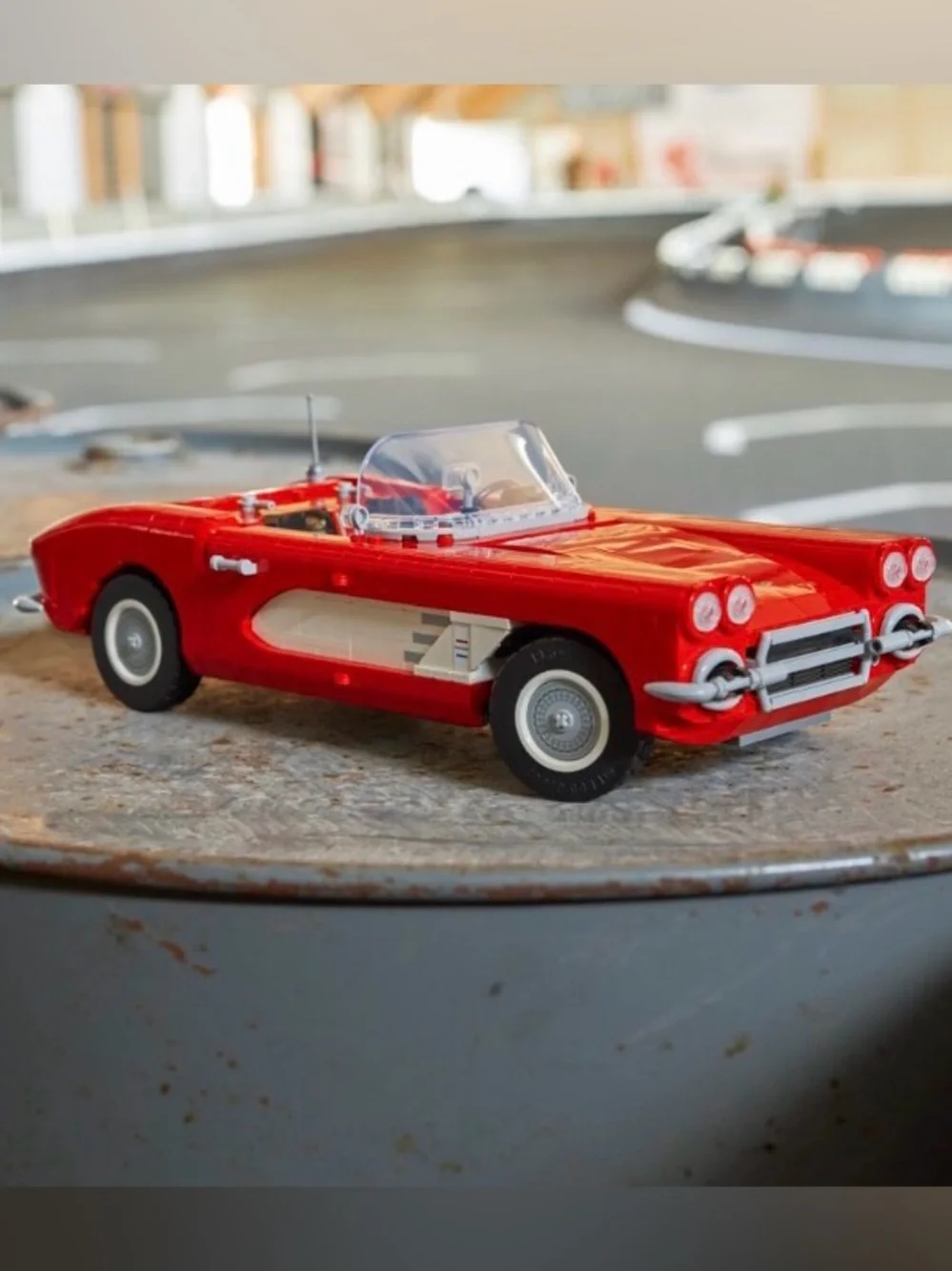 Retired LEGO Icons Red Corvette-with Instruction Book